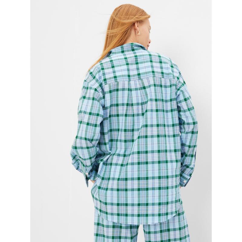 Pizsamás kockás kabát