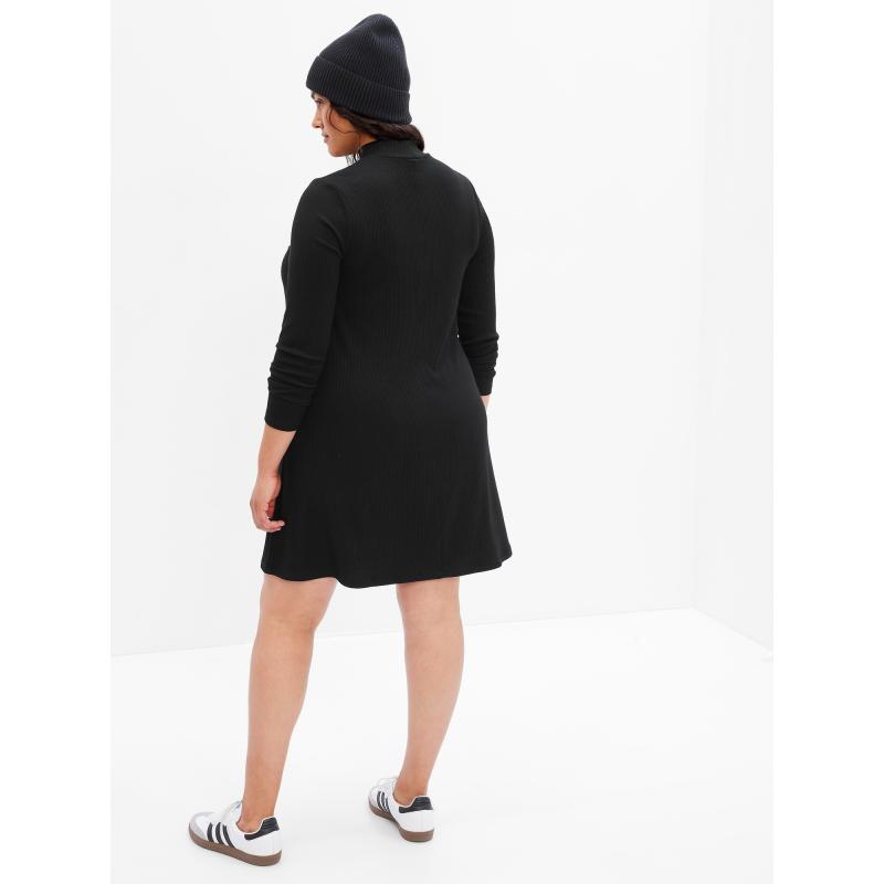 Mini šaty s dlouhým rukávem