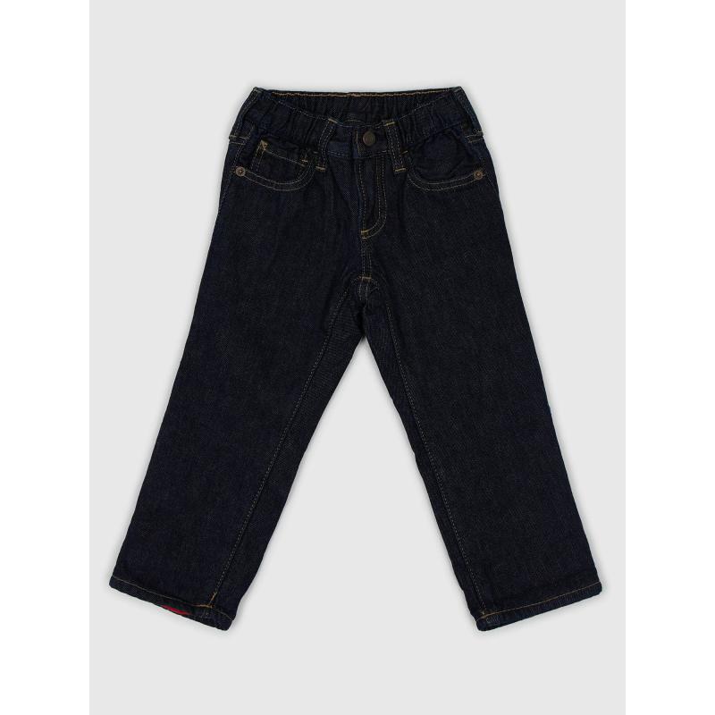Detské zateplené rovné džínsy