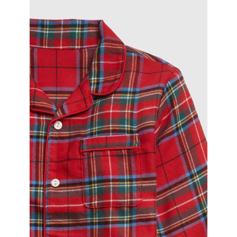 Dětské kostkované pyžamo