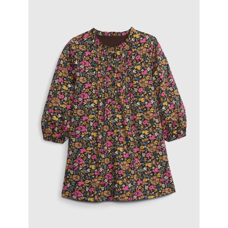Detské šaty s kvetinovým vzorom