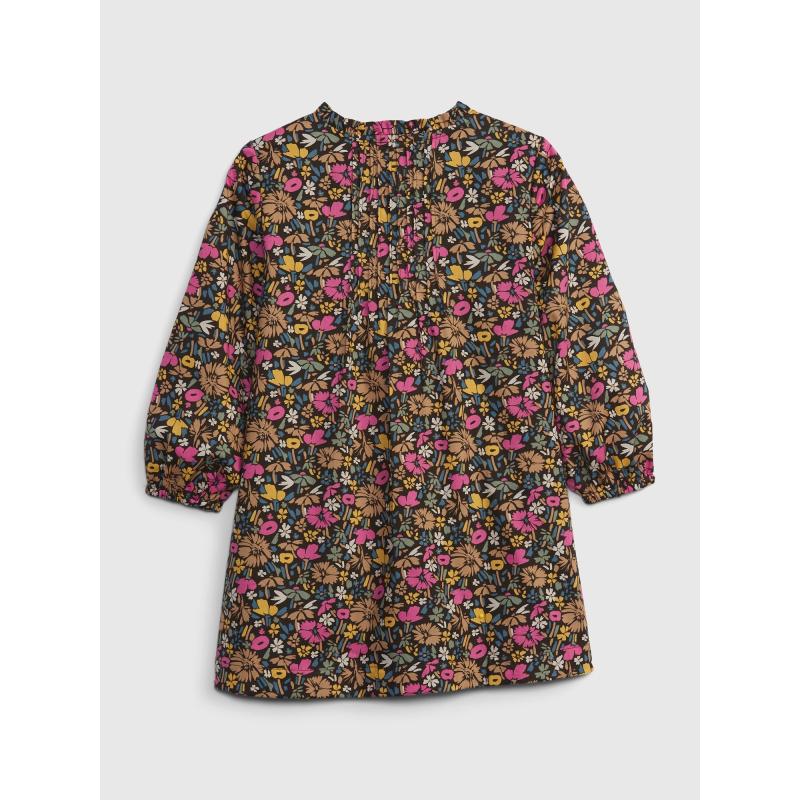 Dětské šaty s květinovým vzorem