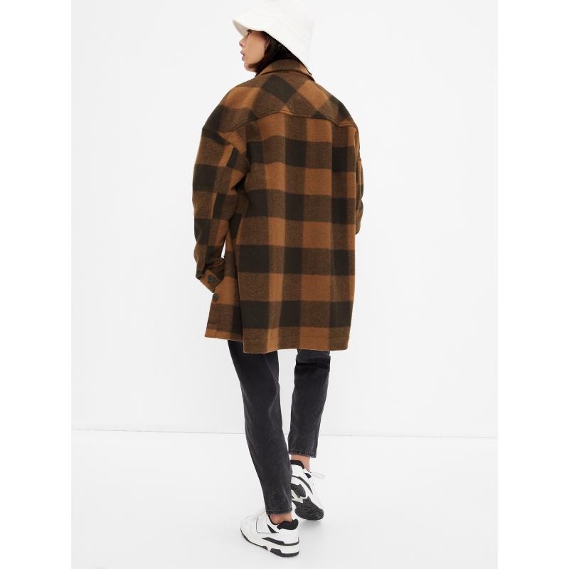 Tini kockás ingkabát