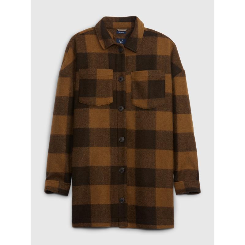 Tini kockás ingkabát