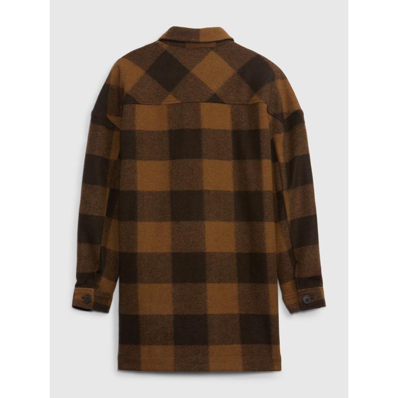 Tini kockás ingkabát