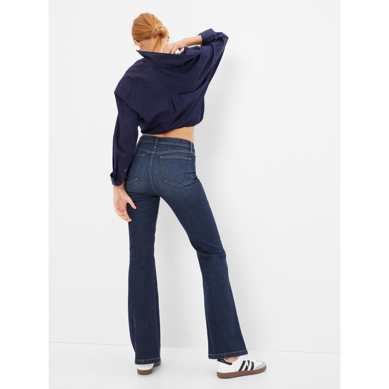 Džíny high rise flare