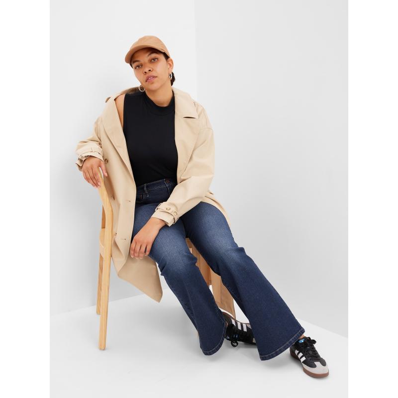 Džíny high rise flare