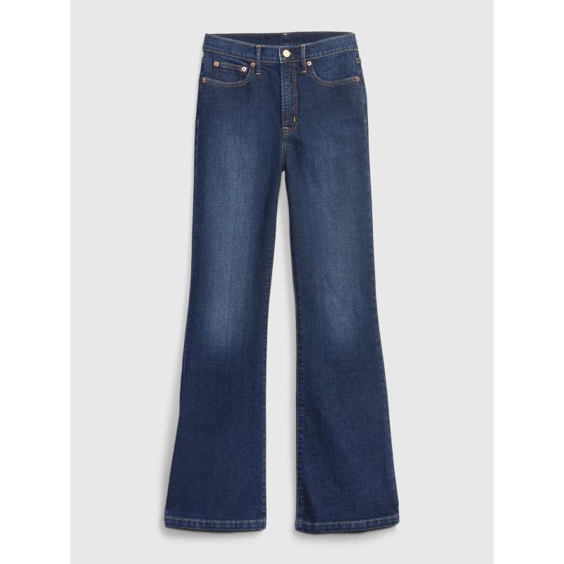 Džíny high rise flare