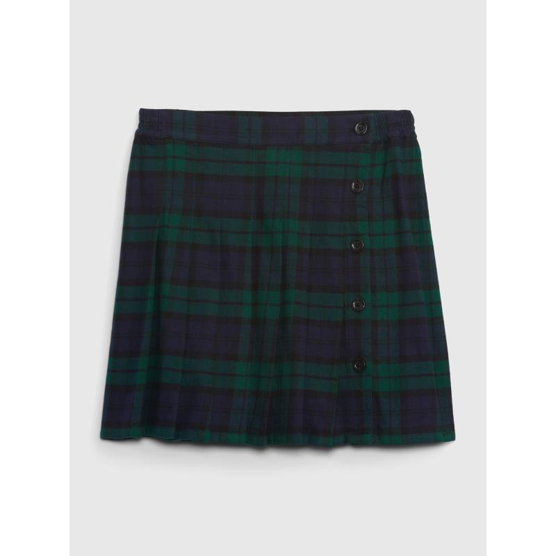 Teen kostkovaná mini sukně