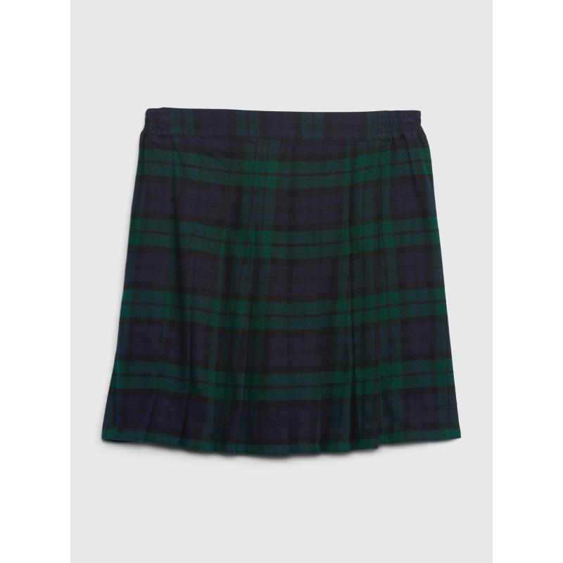 Teen kostkovaná mini sukně