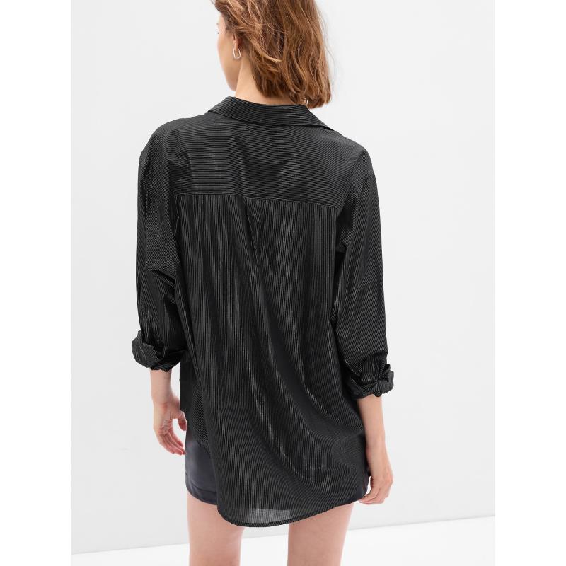 Csíkos túlméretezett ing