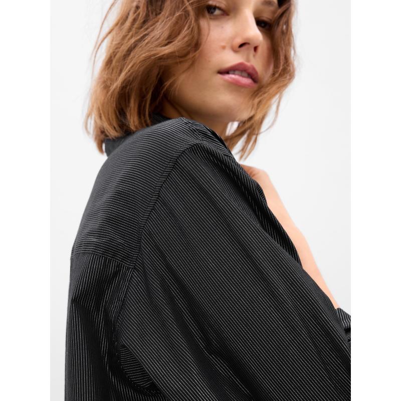 Csíkos túlméretezett ing