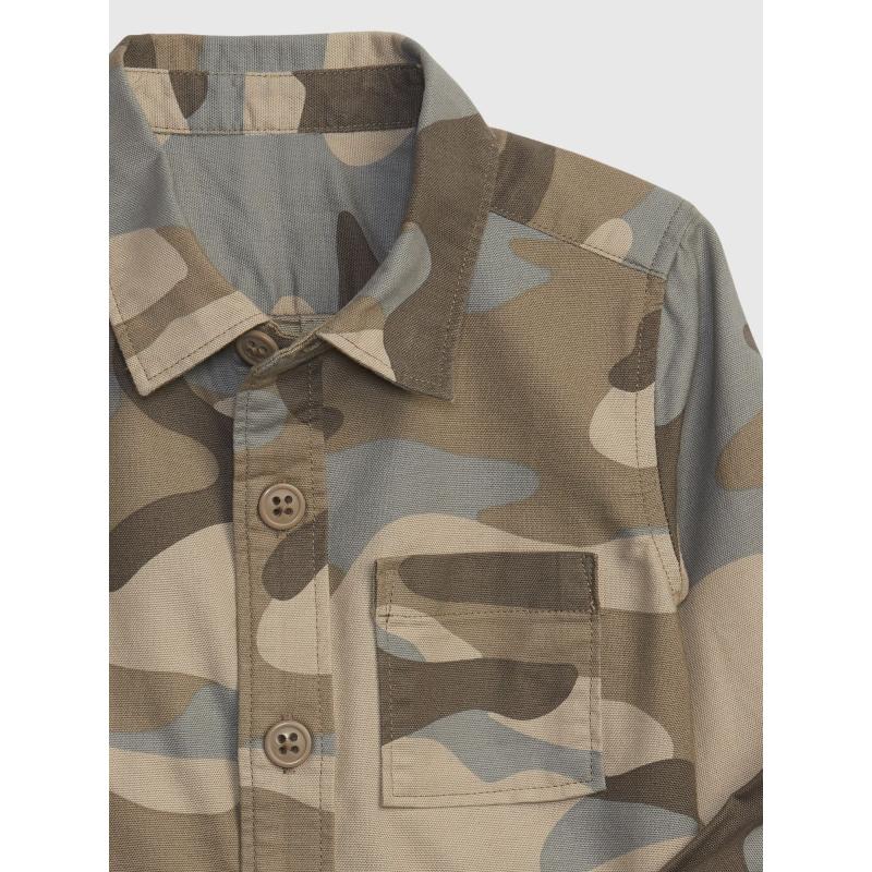 Detské tričko s armádnym vzorom