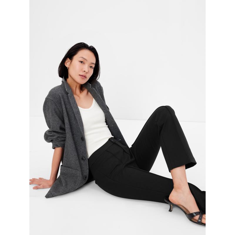 Elegantné nohavice s výstrihom