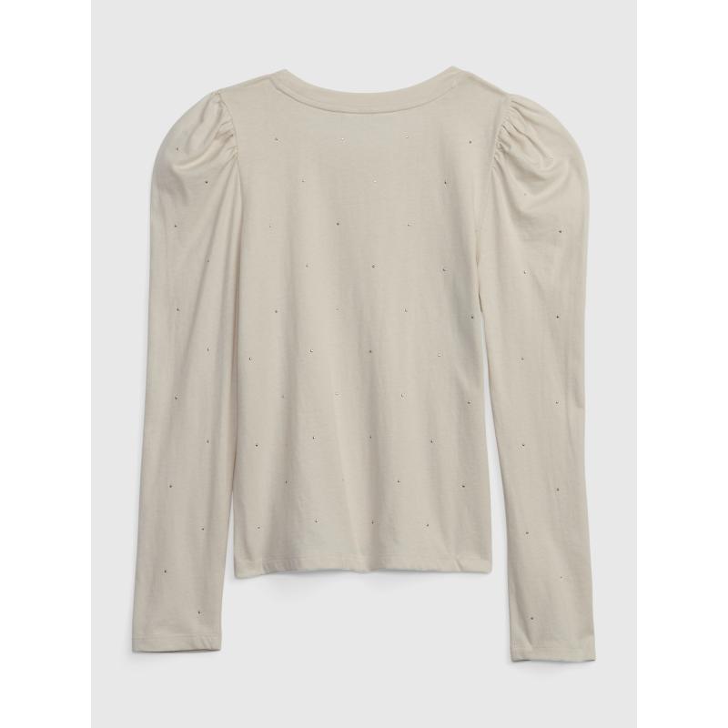 Dětské tričko s nabíranými rukávy