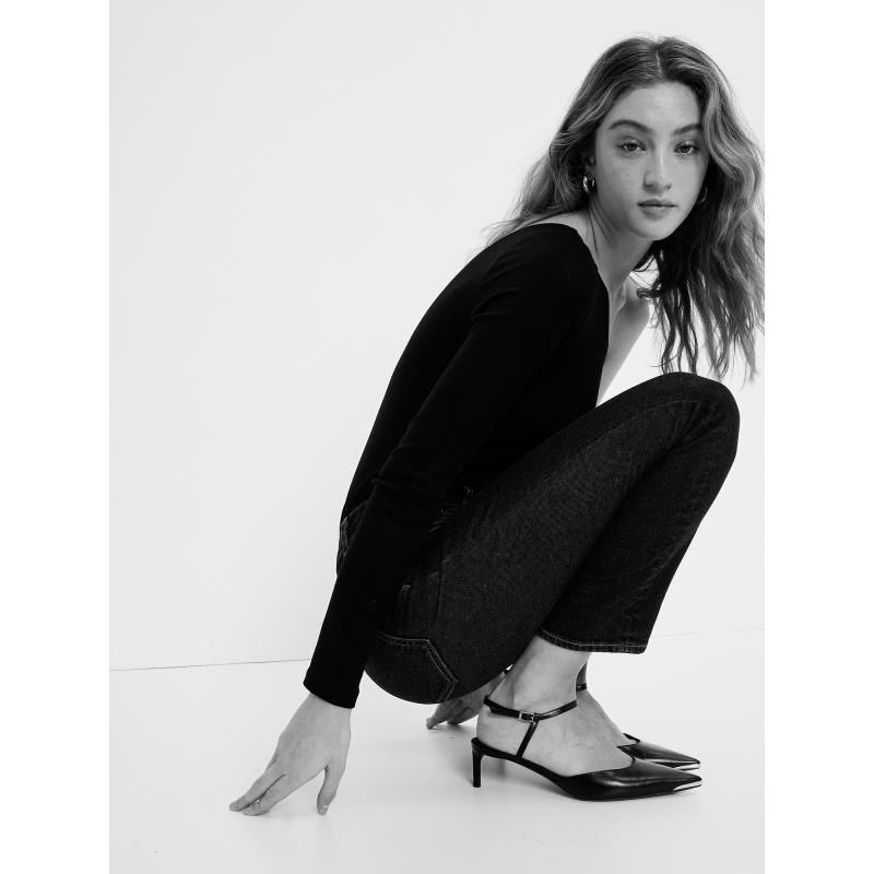 Vintage slim high rise džínsy