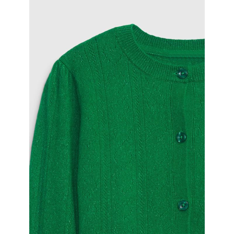 Dětský kardigan se vzorem srdce