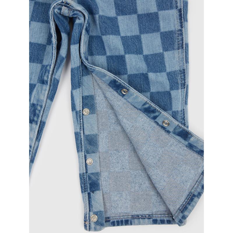 Detské džínsové šnurovacie nohavice