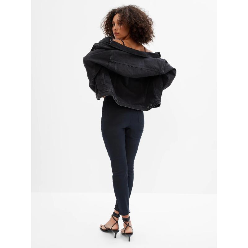 Džínsy jegging s vysokým vzrastom