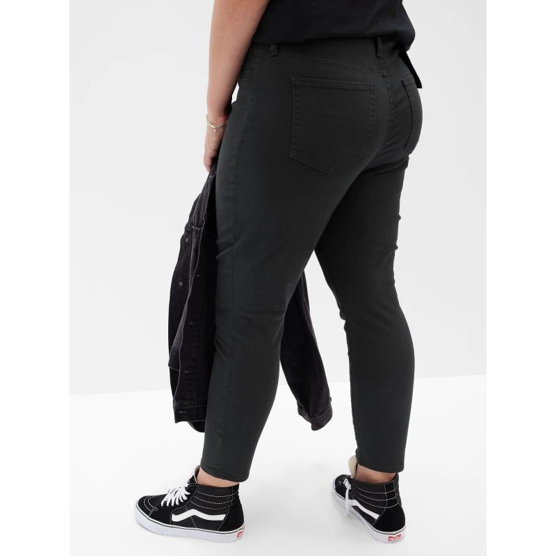 Džínsy jegging s vysokým vzrastom