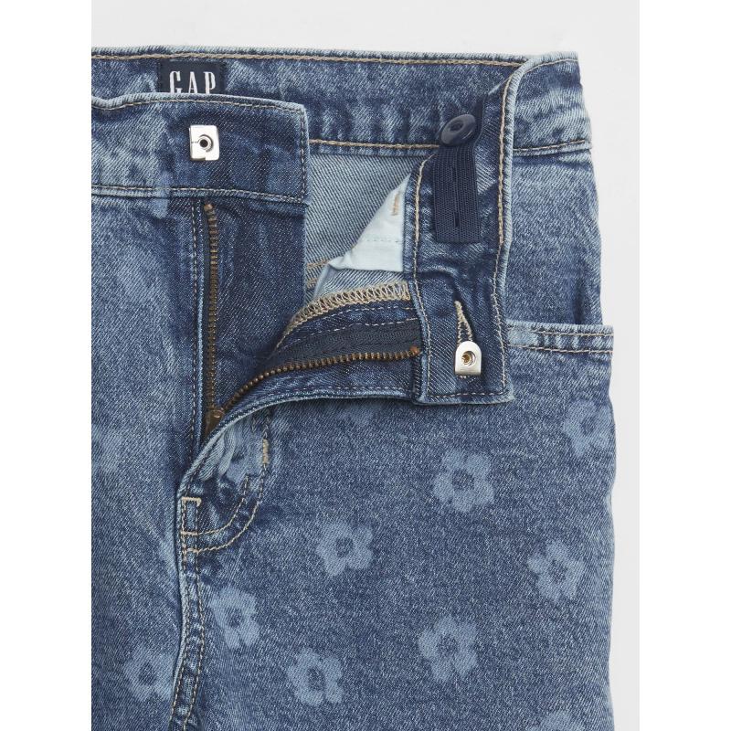 Dětské džíny mom high rise