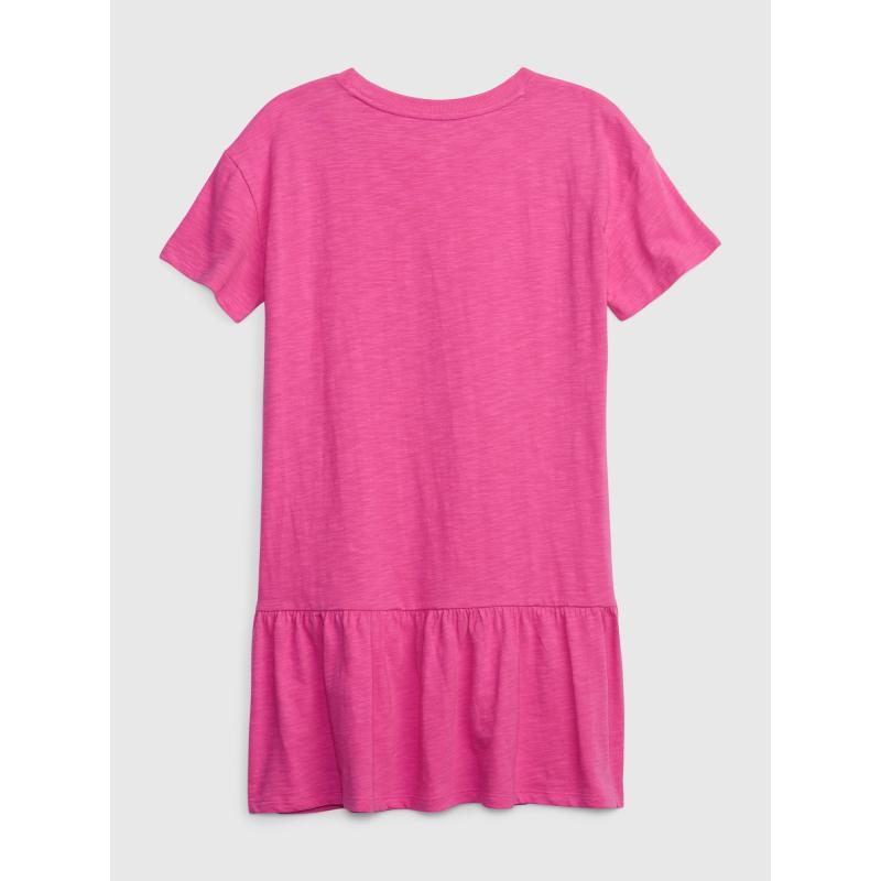 Dětské šaty s kapsičkou