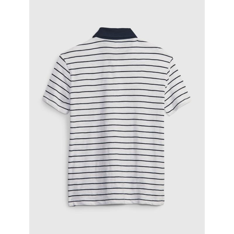 Dětské pruhované polo tričko
