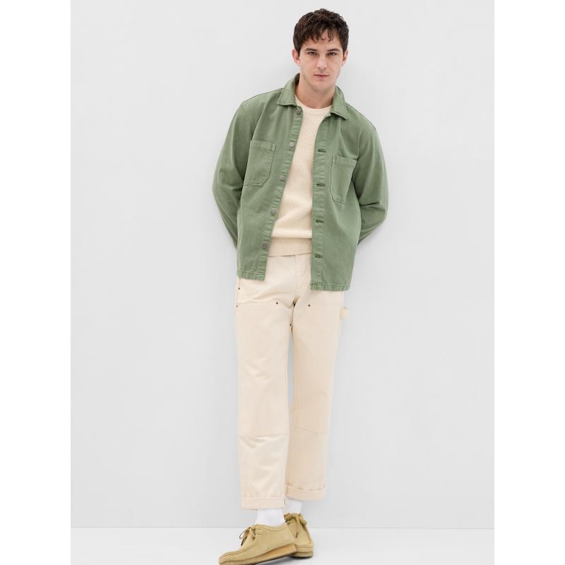 Džínová košilová bunda