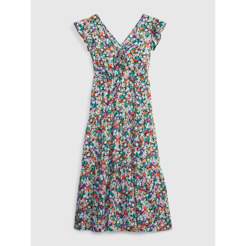 Květované maxi šaty