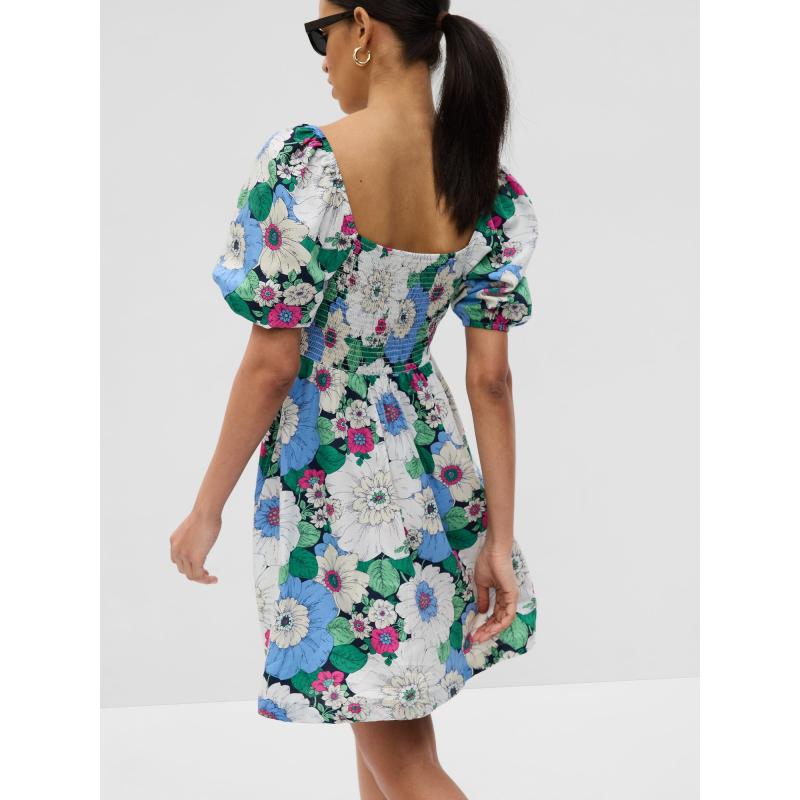 Květované mini šaty