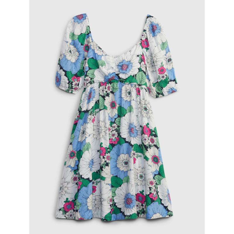 Květované mini šaty