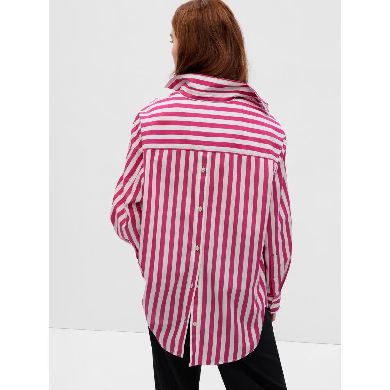 Csíkos túlméretezett ing