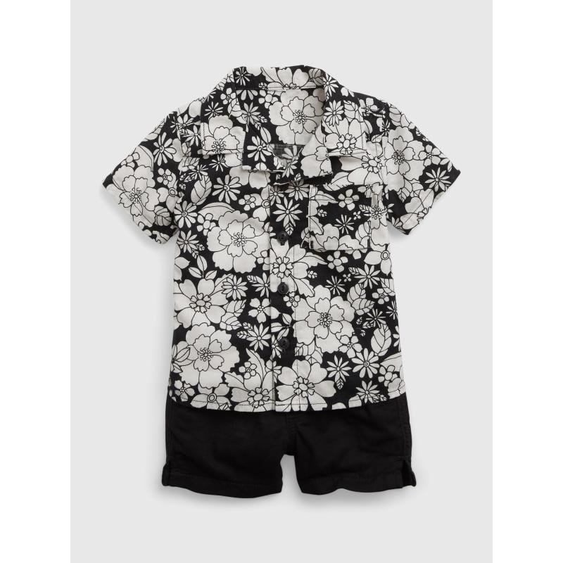 Baba virágos ruhakészlet