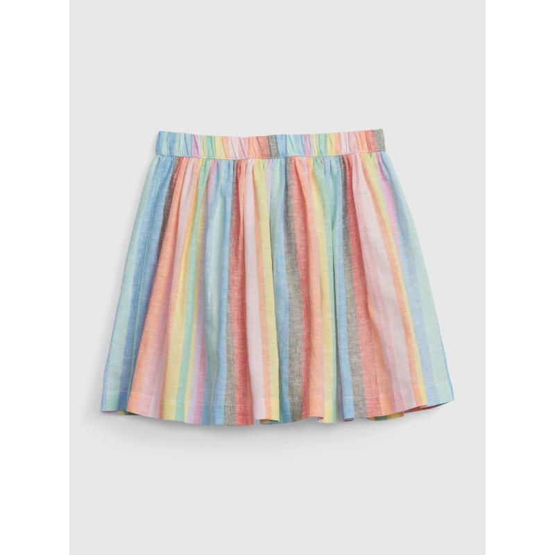 Dětská pruhovaná sukně