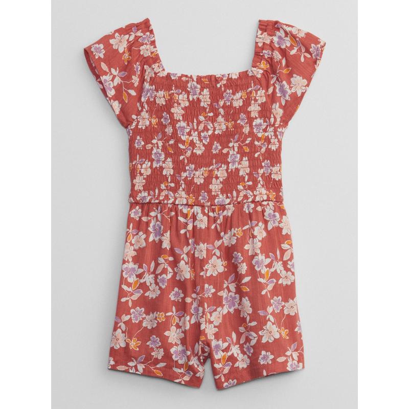 Virágos baba overall