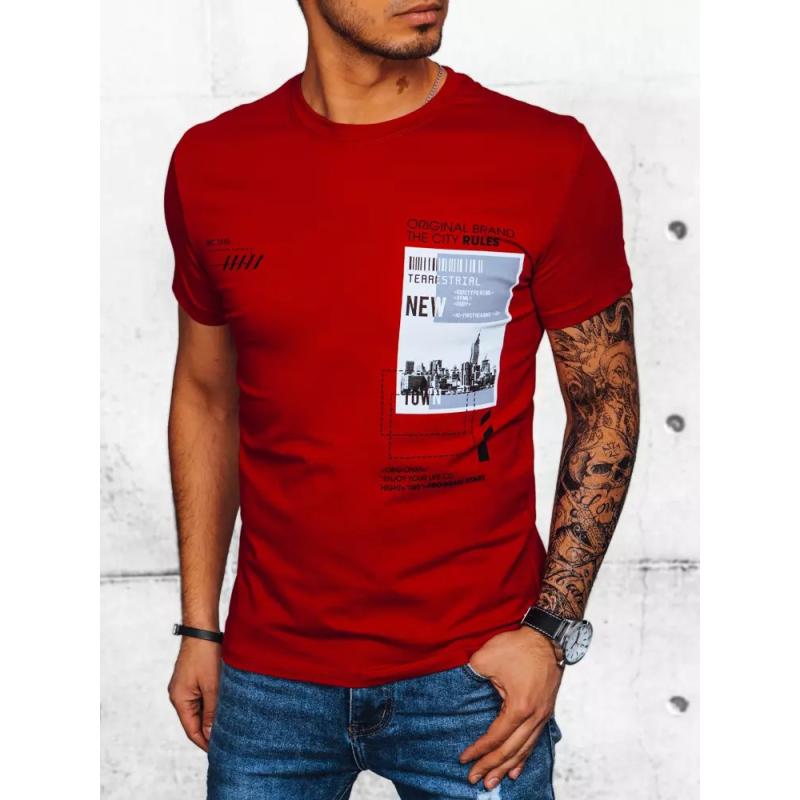 Pánske tričko s potlačou VIMA červené