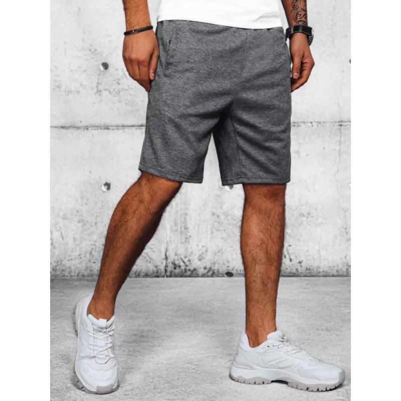 Pánské teplákové šortky DRIS tmavě šedé