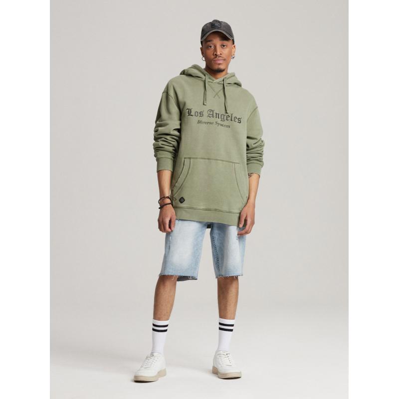 Pánská mikina FREEFELL B1577 khaki barva