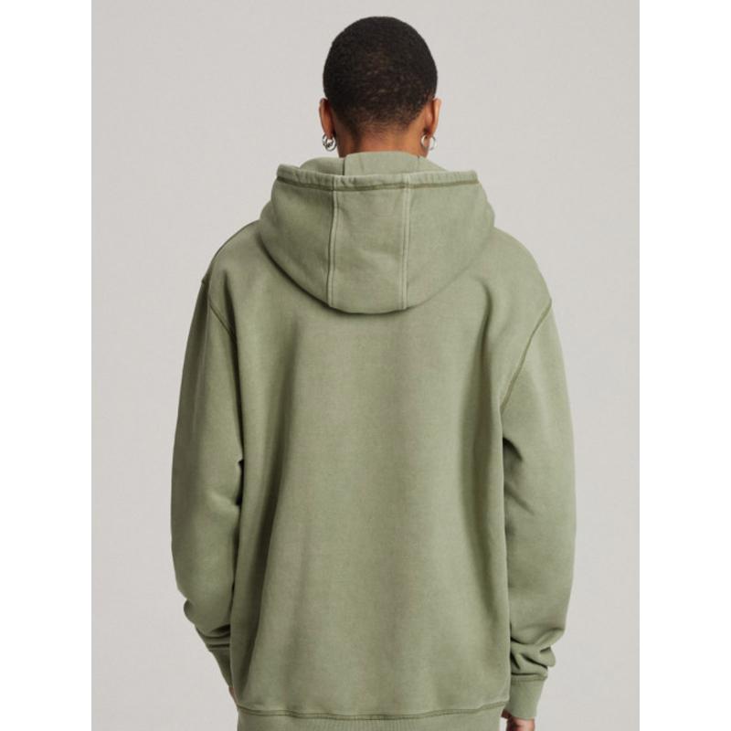 Pánská mikina FREEFELL B1577 khaki barva