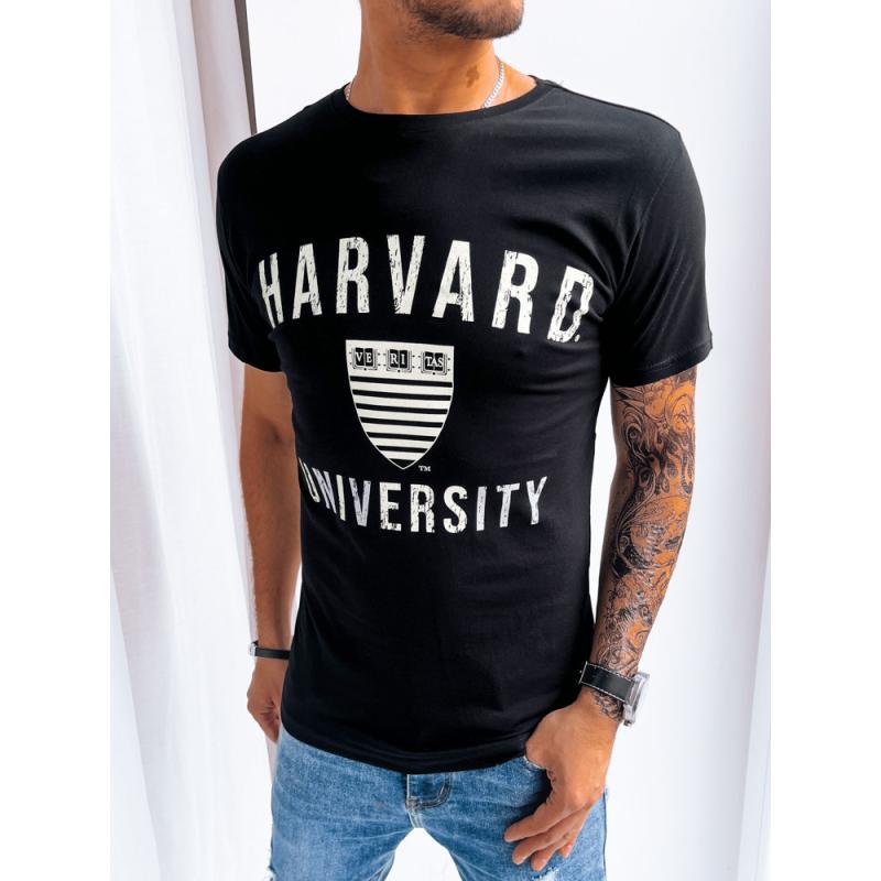 Pánske tričko s potlačou HARVARD čierne