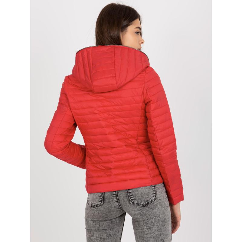 Dámska bunda s vreckami KAREEM červená