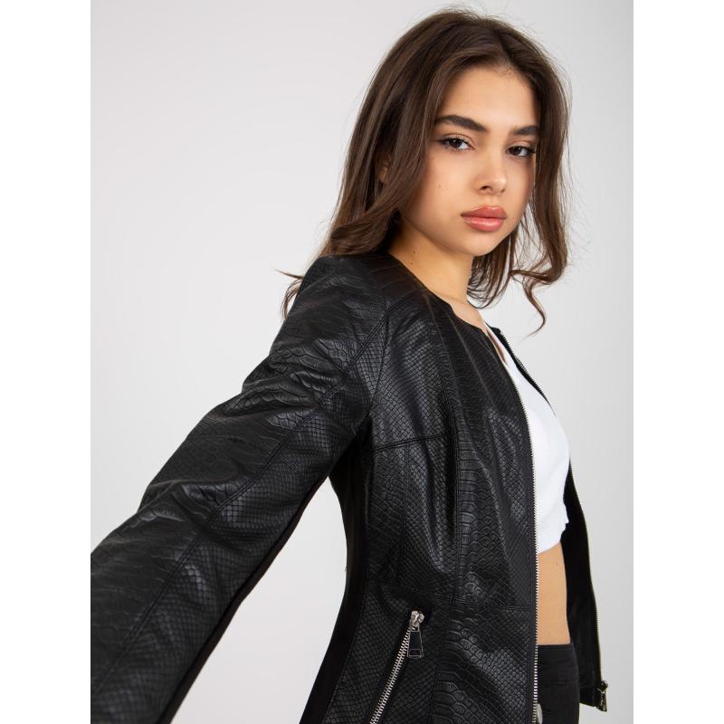 Dámská koženková bunda LUJZA černá 