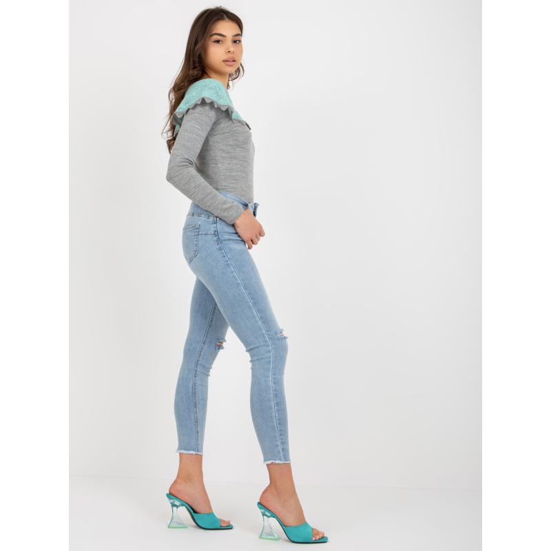 Női szabott farmer HORTA kék