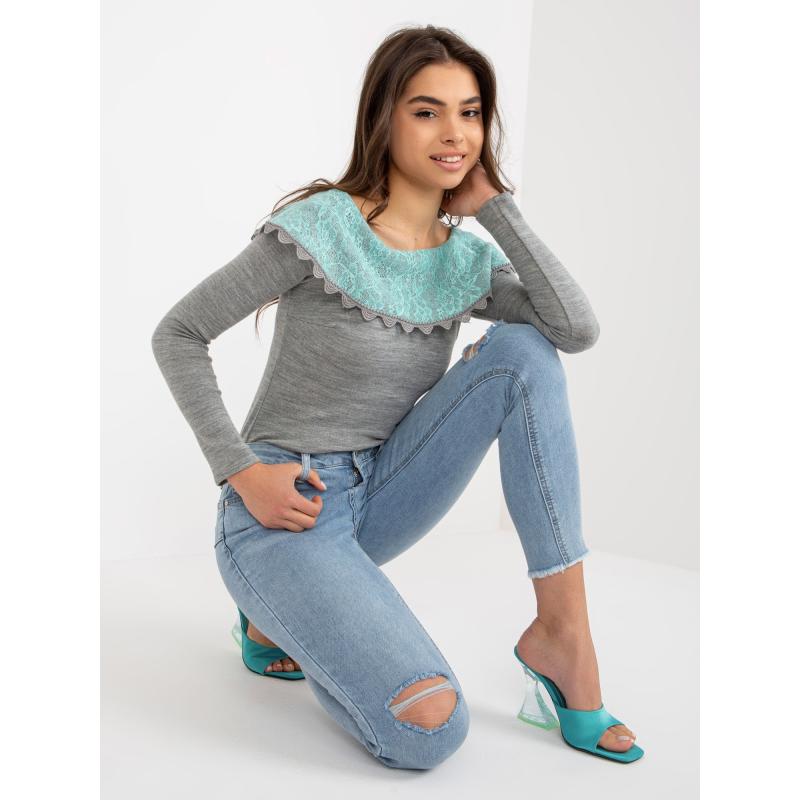 Női szabott farmer HORTA kék