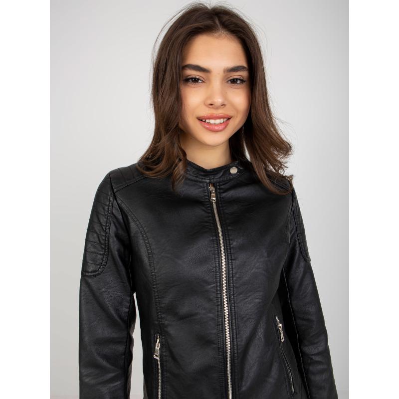 Női öko-bőr kabát LENA fekete