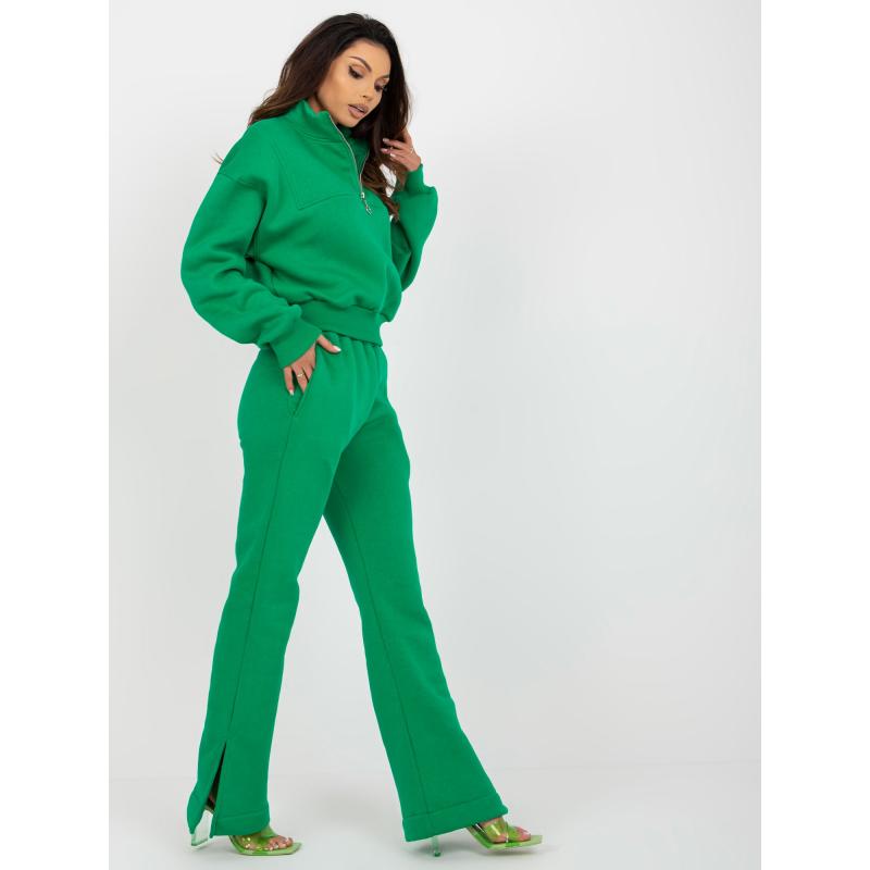 Dámská souprava s krátkou mikinou BASIC zelená  
