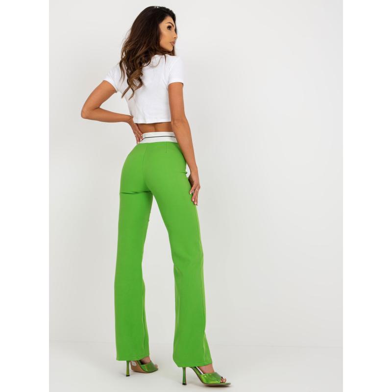 Női öltönynadrág PRINTA világoszöld