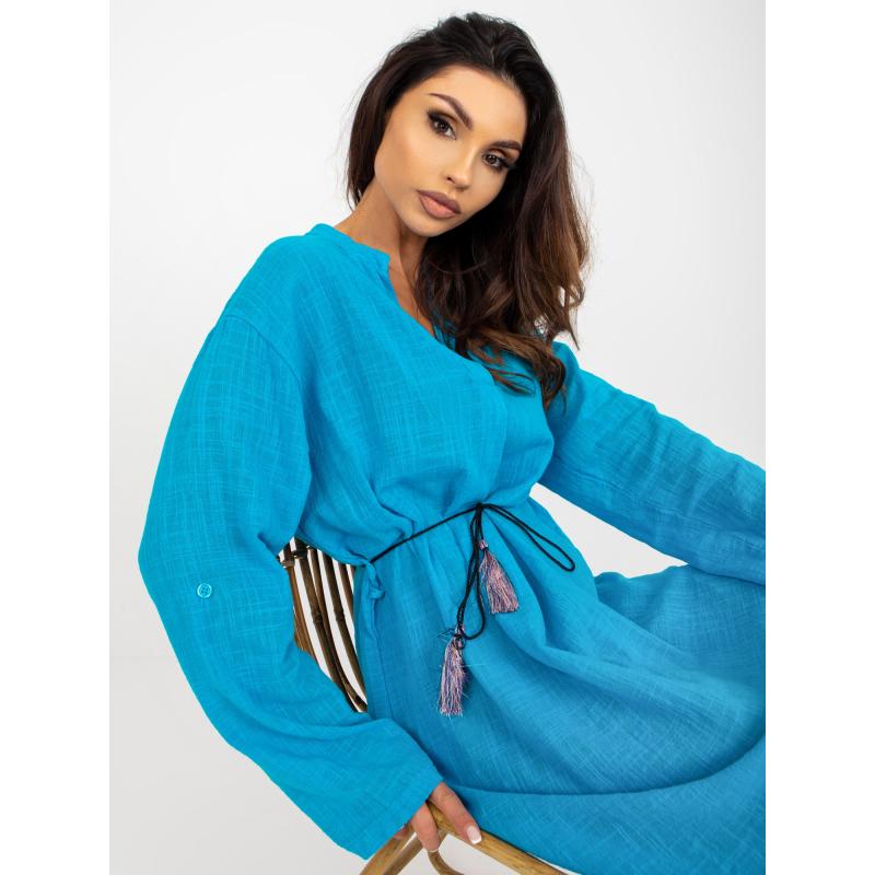 Dámské šaty OCH BELLA modré  