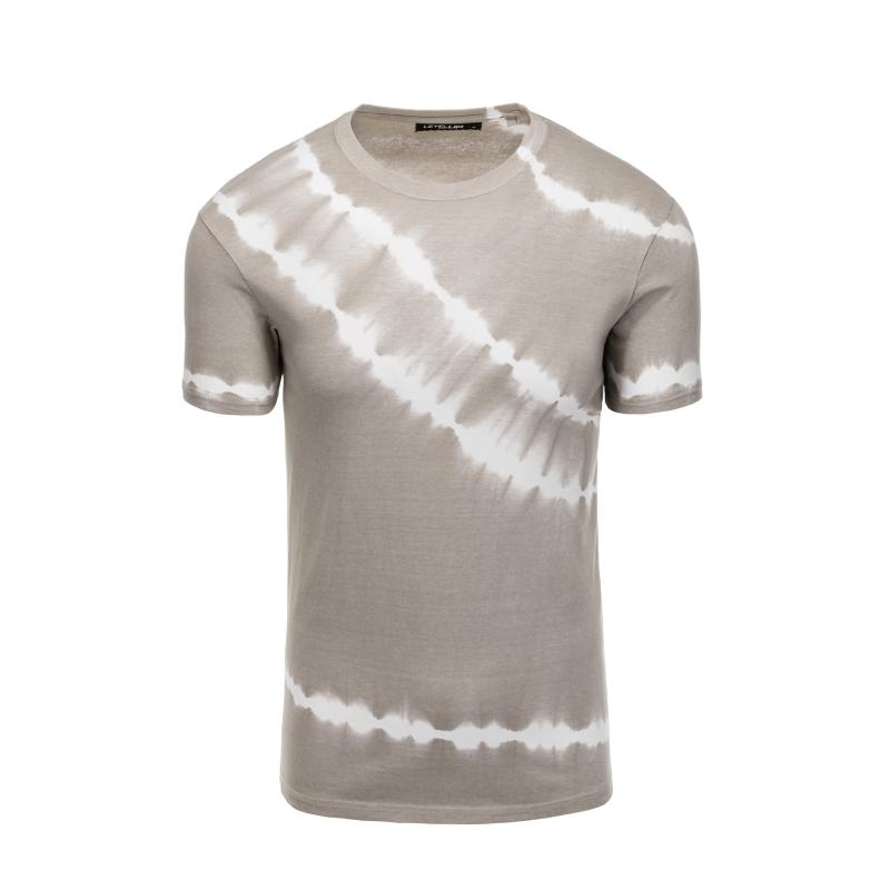 Pánské bavlněné tričko TIE DYE šedé V1 S1622