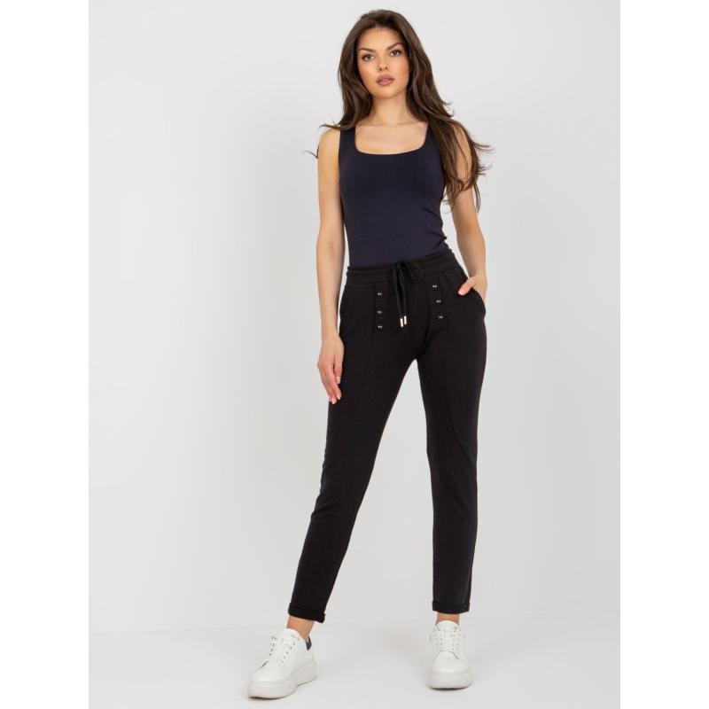 Dámské tepláky po kotníky LIBUSA černé 